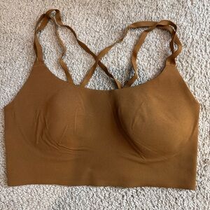 Offline by Aerie Tan Strappy Sports Bra